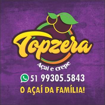 Topzera Açaí ,Crepes e Lanches - Peça Online. Cardápio digital, Preços e  Telefones.